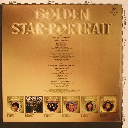 Sinatra,Frank: Golden Star Portrait, Reprise (54 034), D, 1975 Typ: LP Best.-Nr.: X8837 Preis: 7,50 Euro