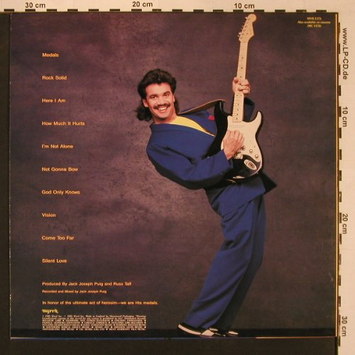 Russ Taff: Medals, myrrh (MYR 1173), UK, 1985 Typ: LP Best.-Nr.: X8897 Preis: 6,00 Euro