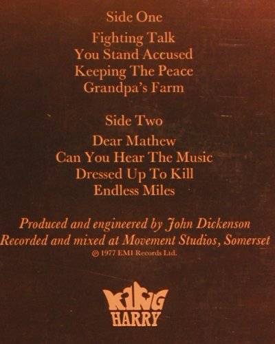 King Harry: Divided We Stand, EMI(064-06 435), D, 1977 - LP - X8958 - 5,00 Euro