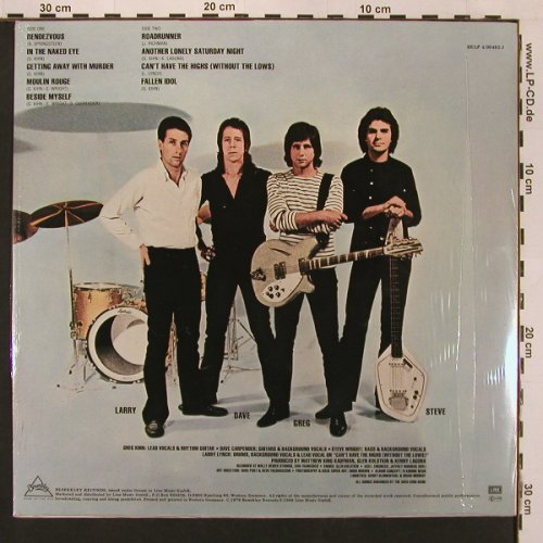 Kihn Band,Greg: With The Naked Eye, FS-New, Line(BELP 4.00482 J), D, 1988 - LP - X9044 - 9,00 Euro