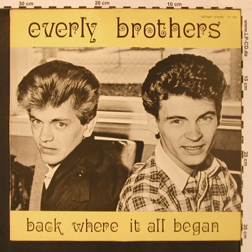 Everly Brothers: Back Where It All Began, piv.rec., Springer Records(SP-804), UK,  - LP - X9112 - 9,00 Euro