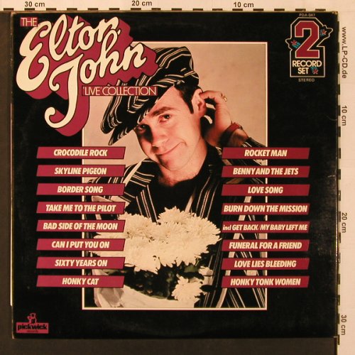 John,Elton: Live Collection,Foc, Pickwick(PDA 047), UK, 1976 - 2LP - X9142 - 9,00 Euro