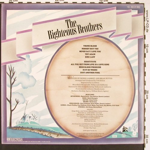 Righteous Brothers: The Sons Of Mrs.Righteous, Capitol (C 062-81 880), D, 1975 Typ: LP Best.-Nr.: X9234 Preis: 7,50 Euro