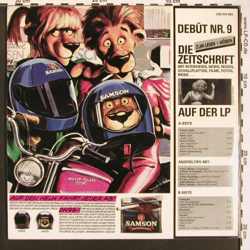 V.A.Debüt Zeitschrift Ausgabe 9: Booklet u.a(SADE,Queen), Foc, 11Tr., , D, 1984 Typ: LP Best.-Nr.: X9271 Preis: 7,50 Euro