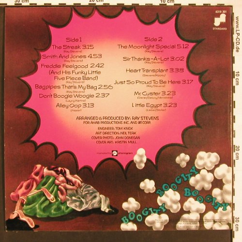 Stevens,Ray: Woosh!!, Janus (6310 301), UK, stol, 1974 Typ: LP Best.-Nr.: X9309 Preis: 7,50 Euro