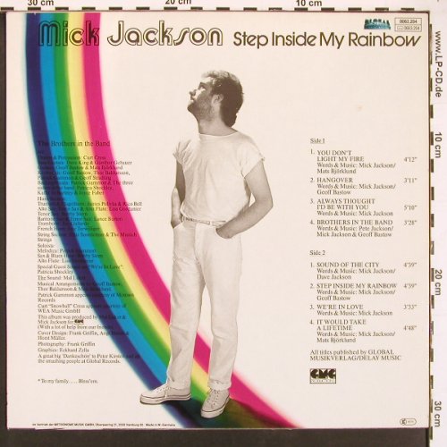 Jackson,Mick: Step Inside My Rainbow, Global(0063.204), D, 1979 - LP - X9370 - 5,00 Euro