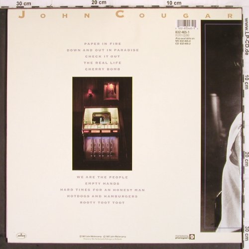 Cougar Mellencamp,John: The Lonesome Jubilee, Foc, Mercury(832 465-1), NL, 1987 - LP - X942 - 3,00 Euro