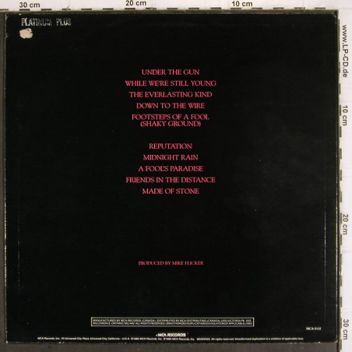 Poco: Under The Gun, MCA (MCA-5132), US,co,stol, 1980 Typ: LP Best.-Nr.: X958 Preis: 3,00 Euro