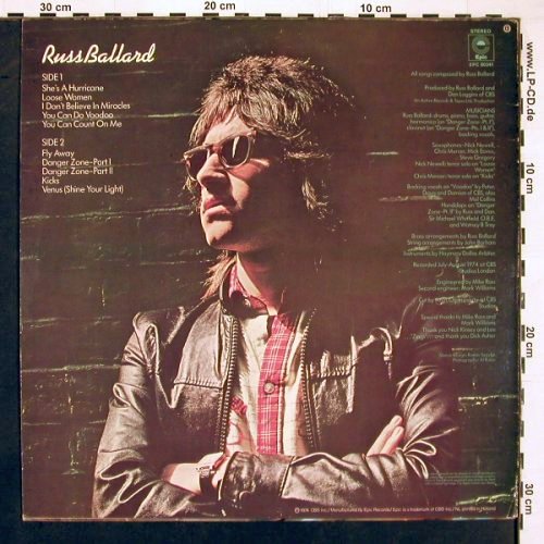 Ballard,Russ: Same, Epic (EPC 80341), NL, 1974 Typ: LP Best.-Nr.: X9742 Preis: 9,00 Euro