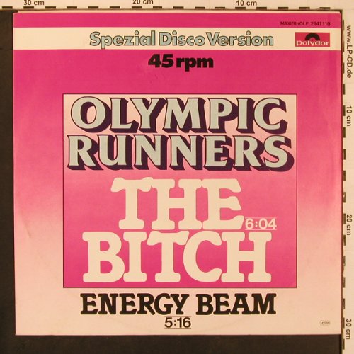 Olympic Runners: The Bitch / Emergy Beam,  woc, Polydor(2141 118), D, 1979 - 12inch - X9826 - 4,00 Euro