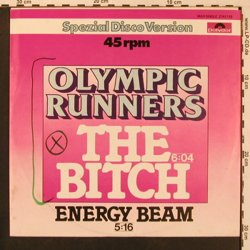 Olympic Runners: The Bitch / Emergy Beam,  woc, Polydor(2141 118), D, 1979 - 12inch - X9826 - 4,00 Euro
