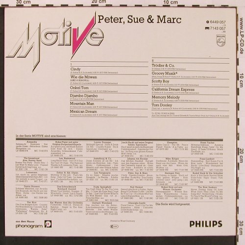 Peter,Sue & Marc: Motive, Philips(6449 057), D,  - LP - X9847 - 5,00 Euro