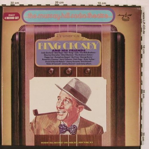 Crosby,Bing & his Friends: The Murray Hill Radio Theatre pres., Murray Hill(894637), US Box,  - 4LP - X9948 - 15,00 Euro