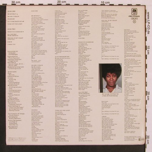 Armatrading,Joan: Me Myself I, AM(LH 64809), NL, 1980 - LP - X9956 - 6,00 Euro