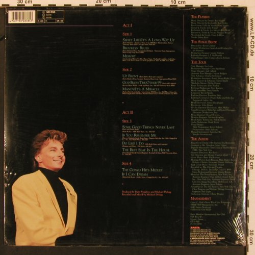 Manilow,Barry: Live On Broadway, FS-New, Arista(303 785), D, 1990 - 2LP - X9998 - 12,50 Euro