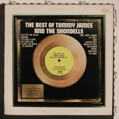 James,Tommy & the Shondells: The Best of,Citation Series, m-/vg+, Scepter(CTN 18025), US, 1973 - LP - Y103 - 7,50 Euro