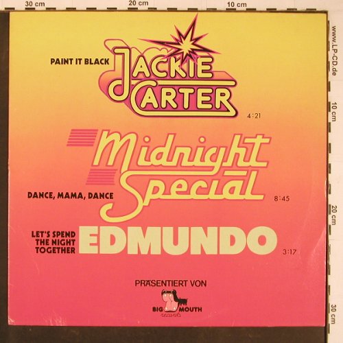 Carter,Jackie/ Edmundo / MidnightSp: Paint It Black+1 / Let's Spend..., Big Mouth(66.20201), D, 1978 - 12inch - Y1059 - 3,00 Euro