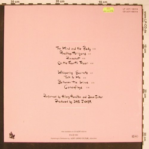 Inker & Hamilton: The Mind And The Body, WOM(100 114), D, 1987 - LP - Y1066 - 5,00 Euro