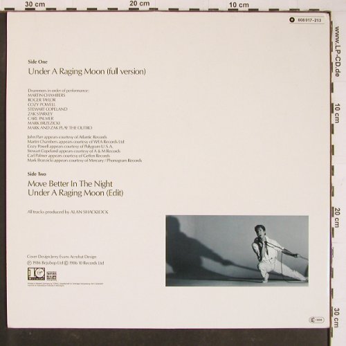 Daltrey,Roger: Under A Raging Moon*2+1, 10 Virgin (608 017-213), D, 1986 Typ: 12" Best.-Nr.: Y1075 Preis: 4,00 Euro