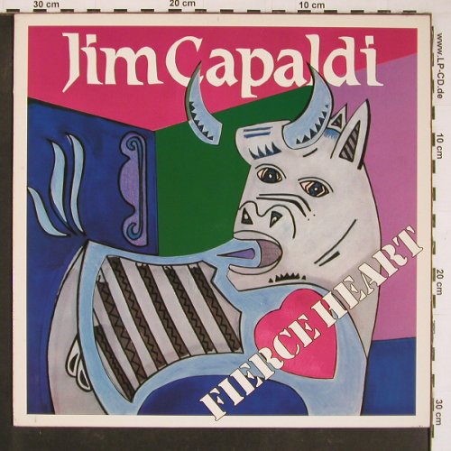 Capaldi,Jim: Fierce Heart, WEA(25-0057-1), D, 1983 - LP - Y1087 - 6,00 Euro