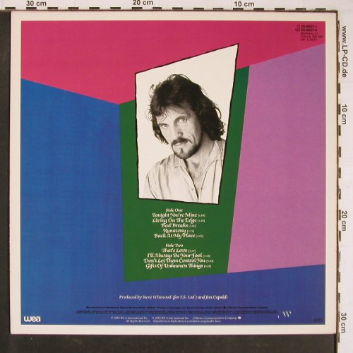 Capaldi,Jim: Fierce Heart, WEA(25-0057-1), D, 1983 - LP - Y1087 - 6,00 Euro