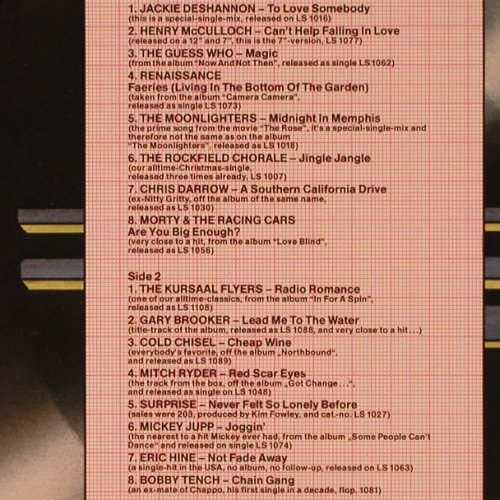 V.A.The Great Lost Singles Album: Vol.1, J.Deshannon.. Bobby Tench, Line(6.25774 AP), D, 16Tr., 1984 - LP - Y1114 - 5,00 Euro