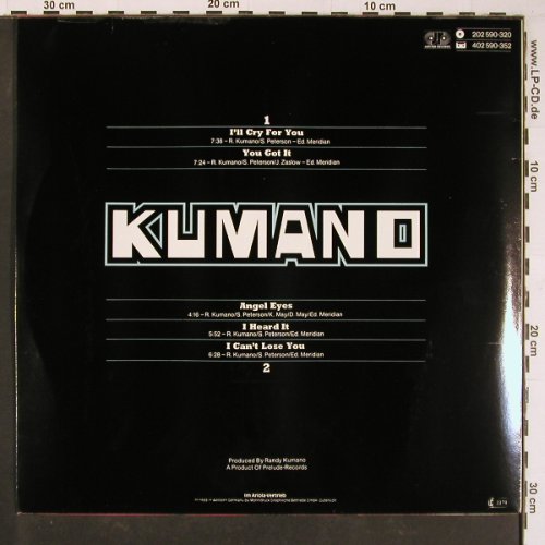 Kumano: Same, m/cover ~, Ariola(202 590-320), D, 1980 - LP - Y1119 - 6,00 Euro