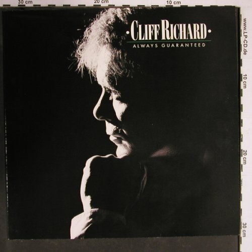 Richard,Cliff: Always Guaranteed, EMI (7 46705 1), D, 1987 Typ: LP Best.-Nr.: Y1157 Preis: 6,00 Euro