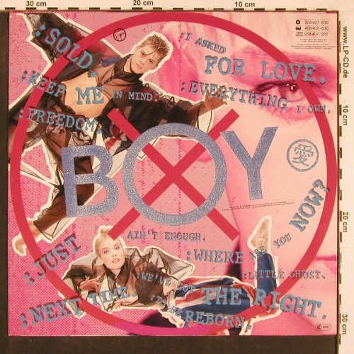 George,Boy: Sold, Virgin(208 407-630), D, 1987 - LP - Y1245 - 6,00 Euro