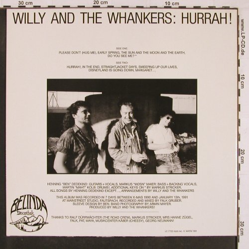 Willy & The Whankers: Hurrah!, MPB-Records(1250984), D, 1991 - LP - Y1269 - 9,00 Euro