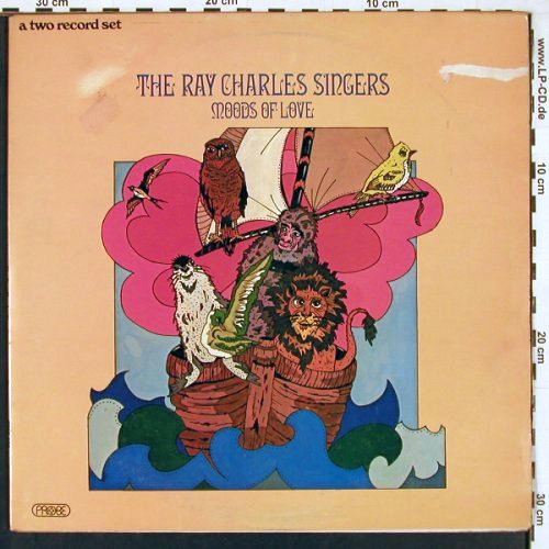 Charles Singers,Ray: Moods Of Love, Foc, m-/vg-, Probe(GTSP 202), UK, 1973 - 2LP - Y128 - 6,00 Euro