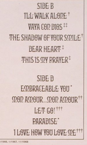 Charles Singers,Ray: Moods Of Love, Foc, m-/vg-, Probe(GTSP 202), UK, 1973 - 2LP - Y128 - 6,00 Euro