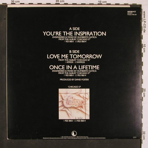 Chicago: You're The Inspiration +2, Full Moon(), D, 1984 - 12inch - Y1321 - 3,00 Euro