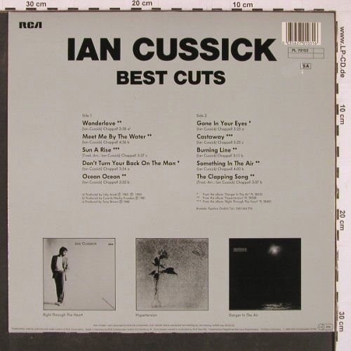 Cussick,Ian: Best Cuts, RCA(PL 70103), D, 1983 - LP - Y1326 - 6,00 Euro