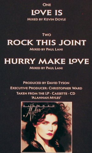 Myles,Alannah: Love Is, Rock This Joint, Hurry..., Atlantic(A 8918 T), D, 1989 - 12inch - Y135 - 3,00 Euro