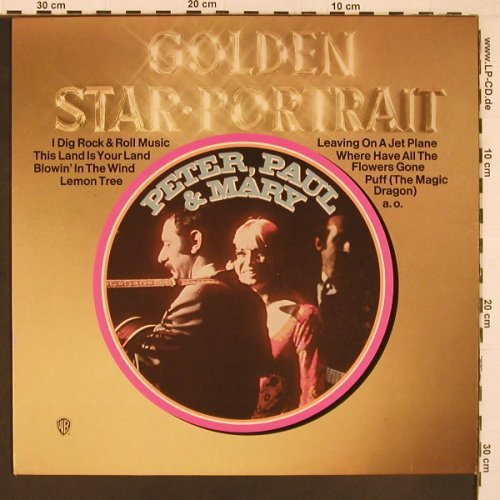 Peter,Paul & Mary: Golden Star-Portrait, WB(WB 56 101), D, Promo, 1975 - LP - Y1412 - 7,50 Euro