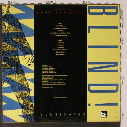 Andi Sex-Gang: Blind!, Illuminated (JAMS 48), UK, 1985 Typ: LP Best.-Nr.: Y1519 Preis: 7,50 Euro