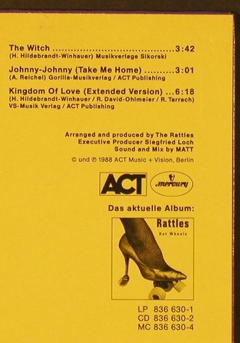 Rattles: The Witch, Johnny-Johnny, Kingdom.., Mercury(872 533-1), D, 1988 - 12inch - Y1526 - 5,00 Euro