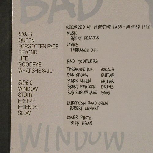 Bad Yodelers: Window, Semaphore(SR 330591), D, 1991 - LP - Y1549 - 7,50 Euro