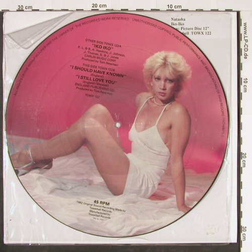 Natasha: Iko-Iko+2, Picture Disc, Towerbell(TOWX 122), US, 1982 - P12" - Y1554 - 3,00 Euro