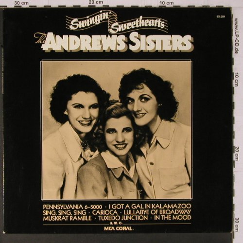 Andrews Sisters: Swingin'Sweathearts, MCA Coral(52.021), D, 1976 - LP - Y1560 - 6,00 Euro