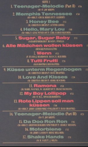 Babaloo: Teenagermelodie 60er Hits, EMI (26 0857 1), EEC, 1986 Typ: LP Best.-Nr.: Y1658 Preis: 5,00 Euro