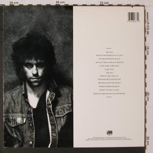 Geldof,Bob: Deep In The Heart Of Now, Atlantic(81687-1), US, co, 1986 - LP - Y1771 - 6,00 Euro
