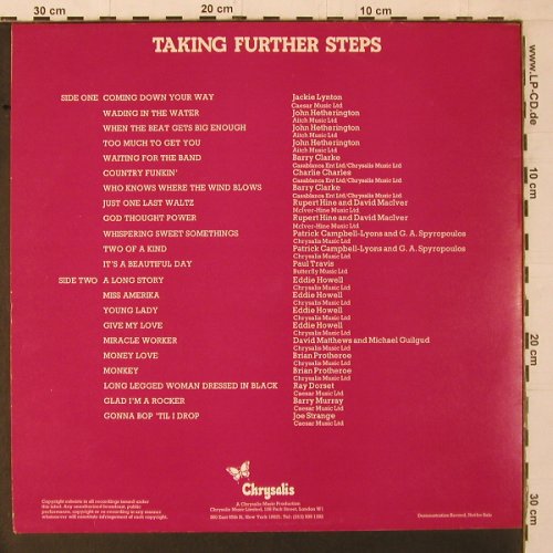 V.A.Chrysalis Compendium: Taking Further Steps, Chrysalis, Promo (CH M2), UK, 1975 Typ: LP Best.-Nr.: Y1776 Preis: 19,00 Euro