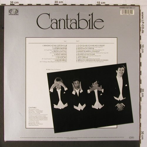 Cantabile: A Tribute To Yesterday, Jupiter(827 984-1), D, 1986 - LP - Y1799 - 7,50 Euro