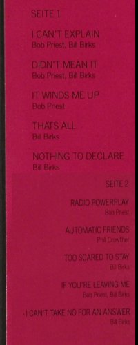 Contraband: Nothing To Declare, CBS(85 491), NL, 1981 - LP - Y1904 - 5,00 Euro