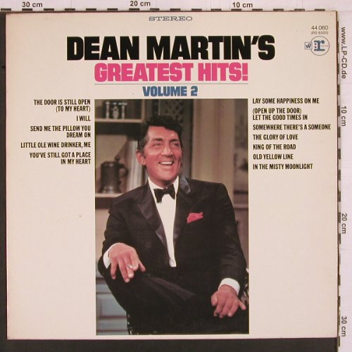 Martin,Dean: Greatest Hits Vol.2, Reprise(44 060), D,  - LP - Y1953 - 6,00 Euro