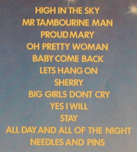 Tight Fit: Back To The 60's Part 2, mix-Medley, Jive (6.20105 AE), D, 1981 Typ: 12" Best.-Nr.: Y1962 Preis: 3,00 Euro.
