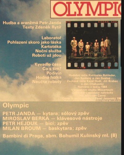 Olympic: Laborator, Supraphon (1113 3443 ZA), CZ, 1984 Typ: LP Best.-Nr.: Y1965 Preis: 9,00 Euro