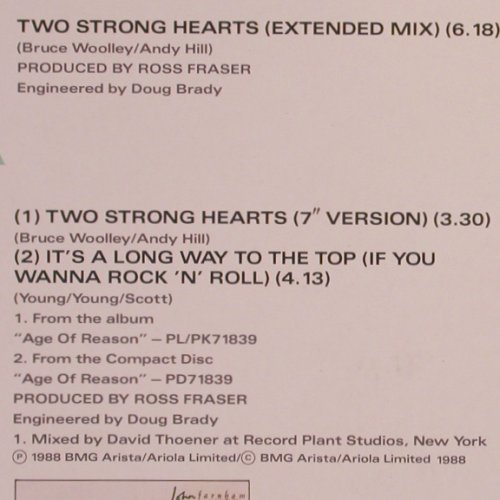 Farnham,John: Two Strong Hearts*2/ It's a long wa, RCA(PT42304), D, 1988 - 12inch - Y2013 - 4,00 Euro